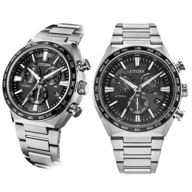 【CITIZEN 星辰】GENTS系列 時尚 超級鈦 光動能電波計時手錶41.1mm(CB5966-69E)