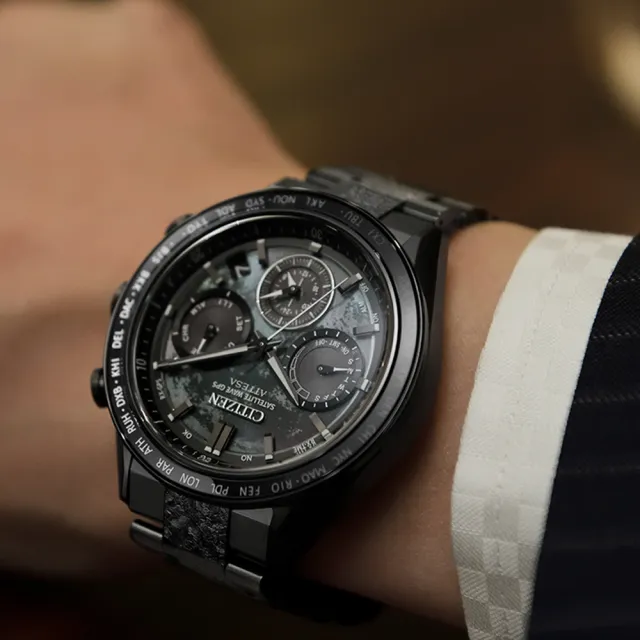 【CITIZEN 星辰】GENTS 韋禮安廣告款HAKUTO-R GPS衛星對時鈦金屬光動能男錶/44.6mm雙11限定(CC4065-61Y)