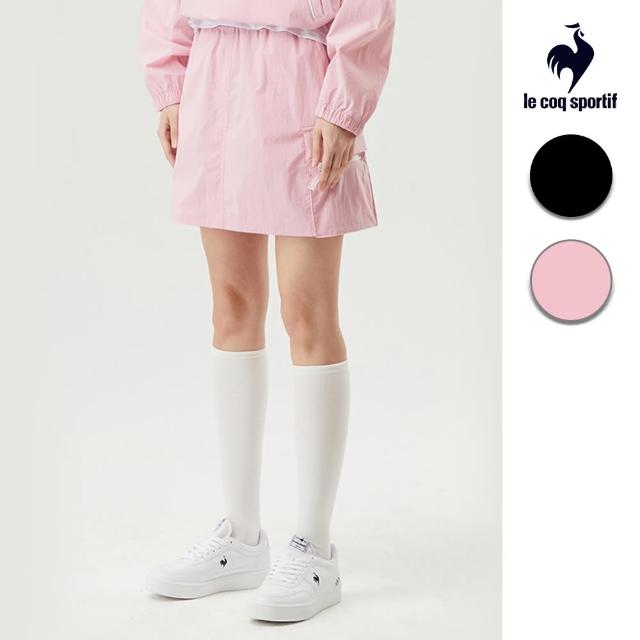 【LE COQ SPORTIF 公雞】官方直營 運動TRAINING平織運動短裙 女款-2色-LKT82689