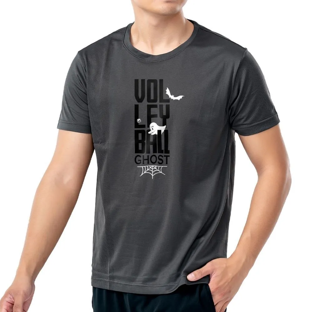 【MISPORT 運動迷】台灣製 運動上衣 T恤 - 球魂系列 - 排球魂/運動排汗衫(MIT專利呼吸排汗衣 氣孔衣)