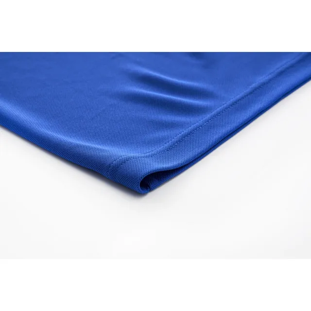【FILA官方直營】男抗UV吸濕排汗短袖T恤-寶藍(1TEY-5300-AB)