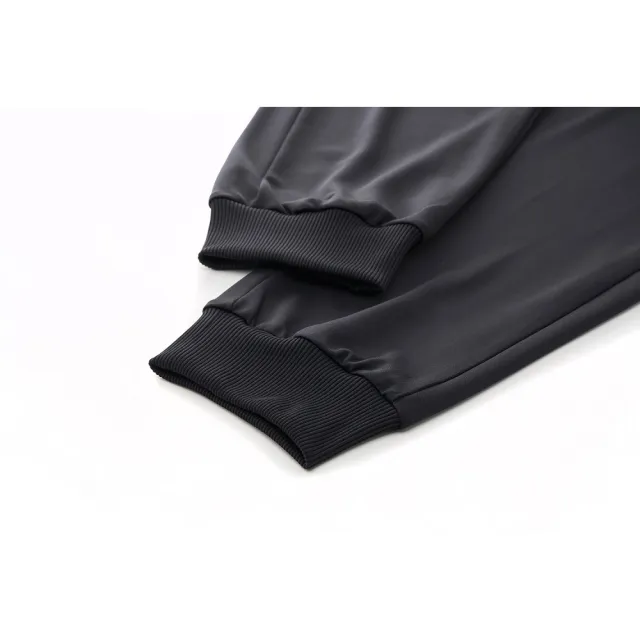 【FILA官方直營】男抗UV吸濕排汗針織長褲-黑色(1PNY-5308-BK)