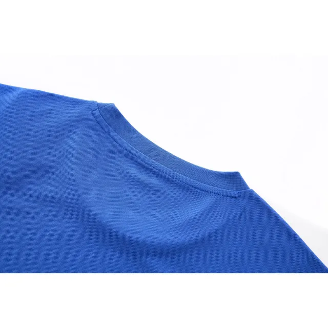 【FILA官方直營】男抗UV吸濕排汗短袖T恤-寶藍(1TEY-5301-AB)