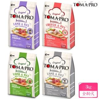 【TOMA-PRO 優格】經典系列 犬飼料 幼犬/成犬/高齡 3kg(狗糧、狗飼料、犬糧)