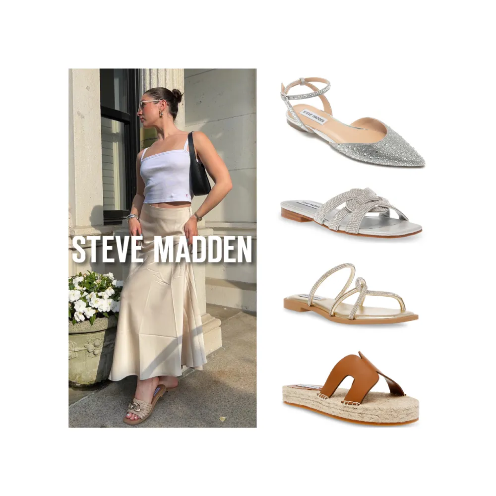 【STEVE MADDEN】休閒百搭夏季涼拖鞋(任選均一價)