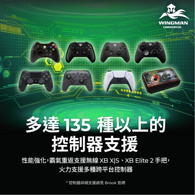 【Brook】Wingman XB3 主機轉接器 Brook Gaming(支援XSX/elite1/PS4/PS5/SwPro to Xbox)