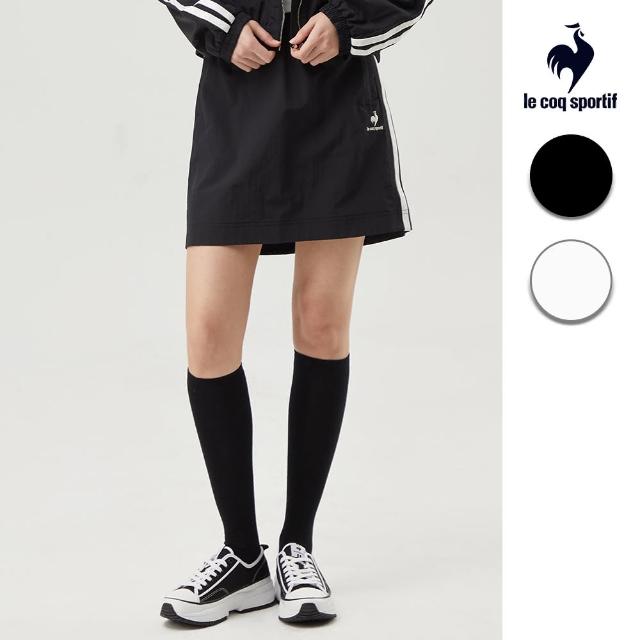 【LE COQ SPORTIF 公雞】官方直營 運動基礎平織短裙 女款-2色-LKT82552
