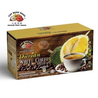 【火龍果】南洋炭燒白咖啡 四合一 榴槤風味 400g(當拿鐵咖啡融入真實凍乾榴槤的邂逅)