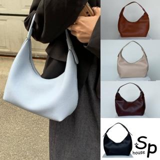 【Sp house】巴黎歐風品味荔枝紋單肩手提女用包(8色可選)
