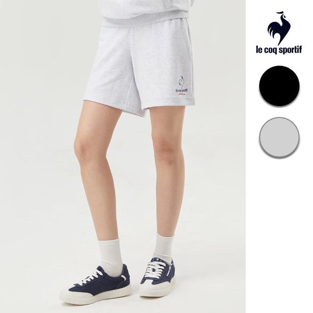 【LE COQ SPORTIF 公雞】休閒潮流針織運動短褲 男女款-2色-LKT83283