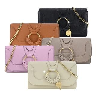 【See by Chloe’】HANA系列山羊皮WOC鏈帶斜揹包(任選)