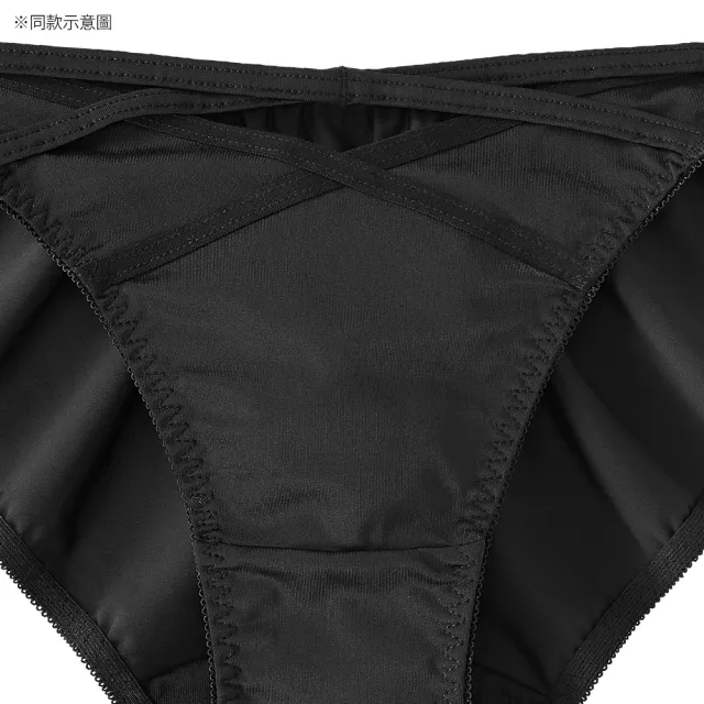 【aimerfeel】多層交叉三角內褲-黑色(1102321-BL)