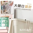 【KOLKO】可移動式掛勾收納推車-三層(書櫃 收納架 層架 浴室收納 書桌收納)