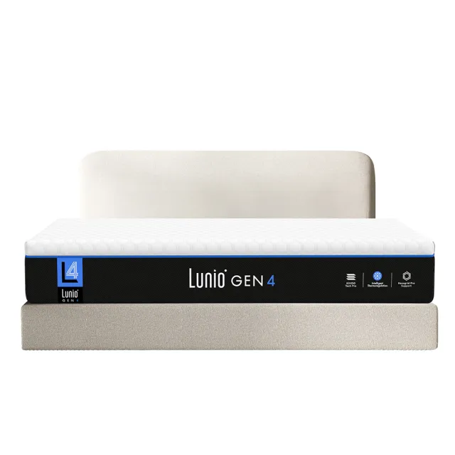 【Lunio】Gen3 Pro石墨烯單人3.5尺乳膠床墊(軟硬適中 服貼支撐 涼感透氣 改善痠痛)
