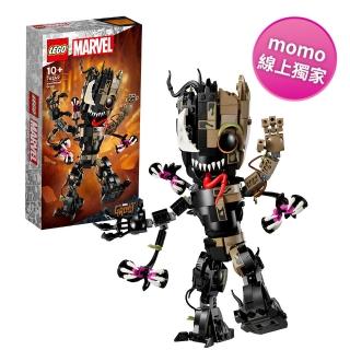 【LEGO 樂高】漫威超級英雄系列 76249 半猛毒化格魯特(momo線上獨家 Venomized Groot)