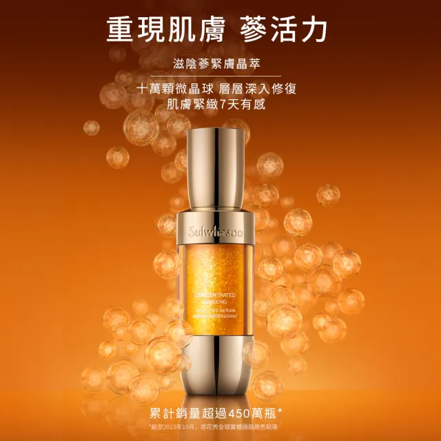 【Sulwhasoo 雪花秀】滋陰蔘緊膚晶萃50ml禮盒(官方直營)