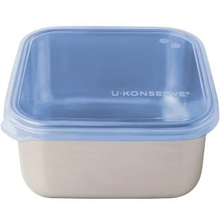 【美國優康 U-Konserve】透過 LFGB 食品安全等級認證 / CPSIA 檢驗不鏽鋼便當盒 1500ml 宇宙藍(UKS002)