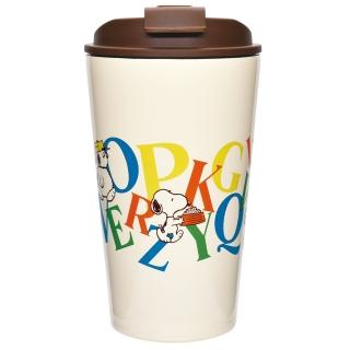 【大西賢製販】SNOOPY 史努比 溫保冷附蓋不鏽鋼隨行杯 300ml 兄弟們 字母(餐具雜貨)