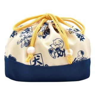 【大西賢製販】SNOOPY 史努比 和風便當束口袋 漢字(餐具雜貨)