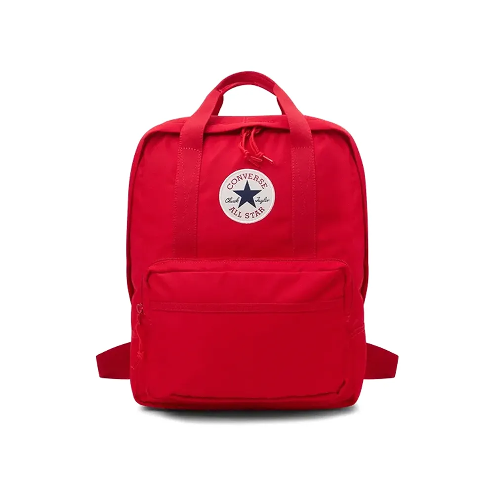 【CONVERSE】Small Square Backpack 男款 女款 紅色 後背包 10026013-A06