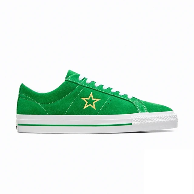 CONVERSE One Star Pro 男鞋 女鞋 綠白色 麂皮 低筒 一星 經典 休閒鞋 A06645C