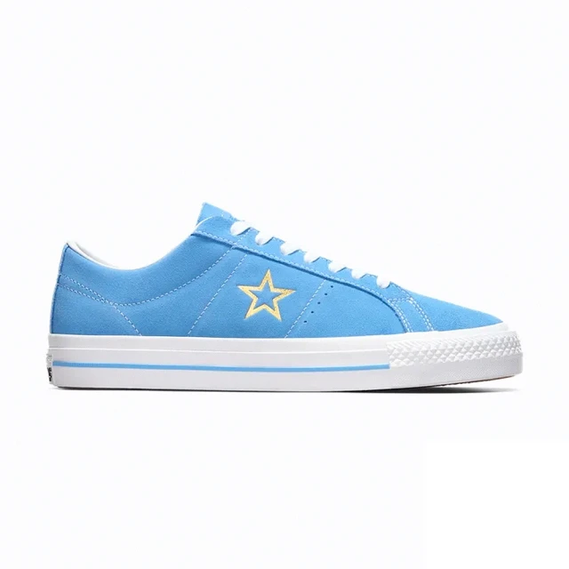 CONVERSE One Star Pro 男鞋 女鞋 藍白色 麂皮 低筒 一星 經典 休閒鞋 A06647C