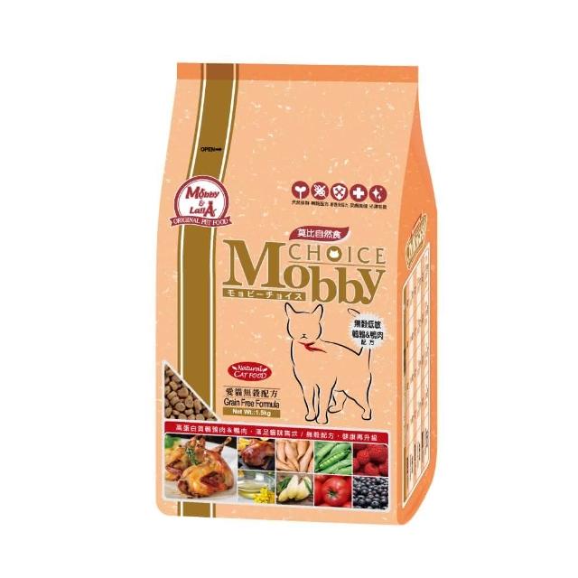【Mobby 莫比】愛貓無穀配方 鵪鶉  鴨肉6.5公斤 貓糧、貓飼料、貓乾糧 