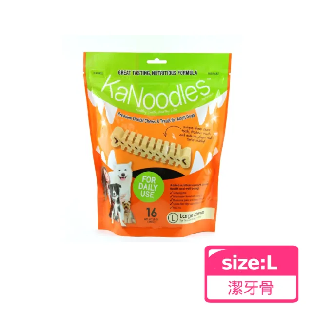 【FORCANS】KaNoodles 韓國玄米潔牙棒 340g 袋裝(零食 耐咬 潔牙 口腔保健)