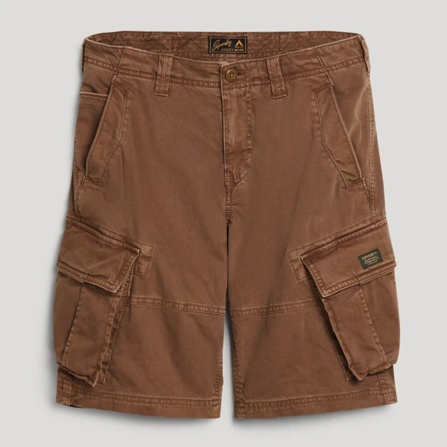 Superdry 男裝 休閒短褲 工裝短褲 Core Cargo Short(深咖啡)