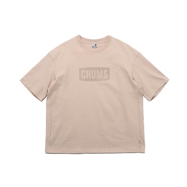 【CHUMS】CHUMS 休閒 男 女 Heavy Weight CHUMS Logo T-Shirt短袖上衣 米灰色(CH012271G057)