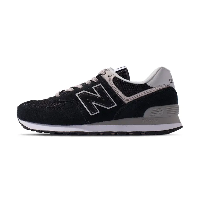 【NEW BALANCE】574 男鞋 女鞋 黑灰色 麂皮 休閒 復古 運動 休閒鞋 ML574EVB