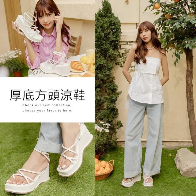 【Ann’S】厚底方頭涼鞋(多款選)