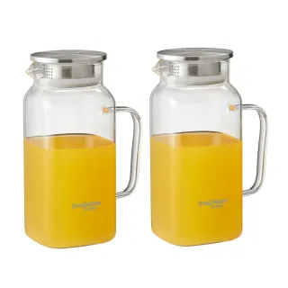 【康寧 Snapware】買1送1 淨漾耐熱玻璃水壺 1550ml