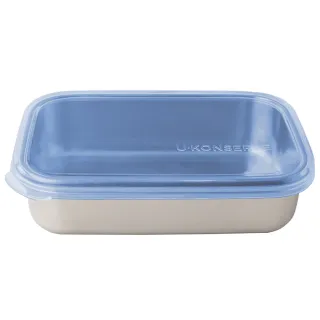 【美國優康 U-Konserve】通過 LFGB 食品安全等級認證 / CPSIA 檢驗不鏽鋼便當盒 750ml_宇宙藍(UKR008)