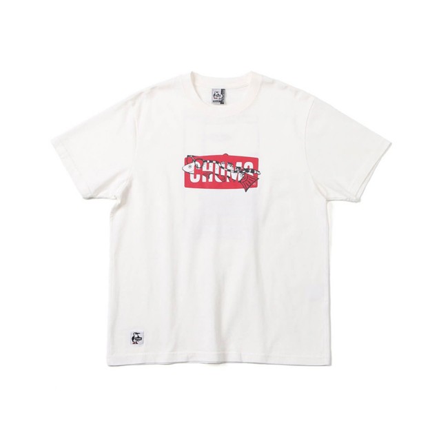 【CHUMS】CHUMS 休閒 男 女 CHUMS Clean River T-Shirt短袖上衣  白色(CH012350W001)