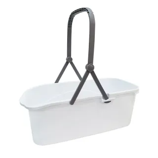【VICTORY】多通用特大口徑拖把桶50cm-白(平板拖把 膠棉拖把 傳統拖把 多種拖把適用)