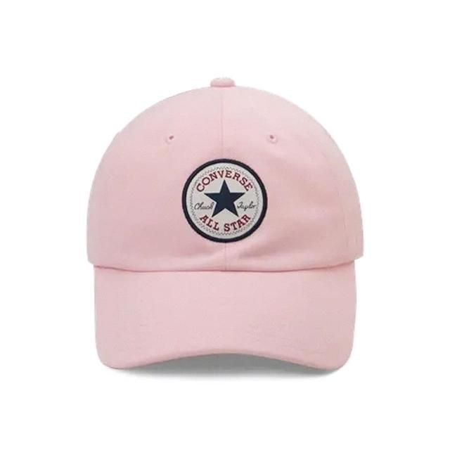 【CONVERSE】Tipoff Baseball Cap 男款 女款 粉色 刺繡 可調節 棒球帽 10022134-A40