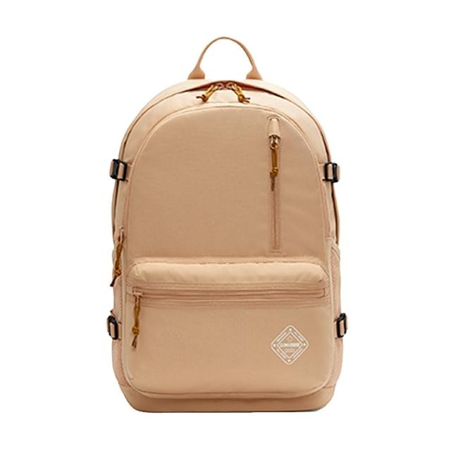 【CONVERSE】Straight Edge Backpack 卡其色 休閒 雙肩 後背包 10026114-A02