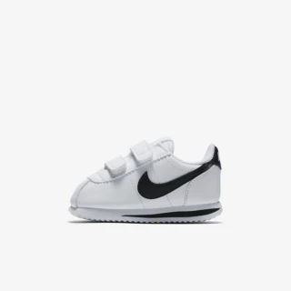 【NIKE 耐吉】Cortez Basic Sl tdv 小童鞋 運動 休閒 基本 慢跑 白 黑(904769-102)