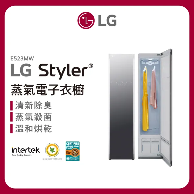 【LG 樂金】19公斤+16公斤◆洗乾衣機(WD-S1916B)+蒸氣電子衣櫥-輕奢鏡面(E523MW)