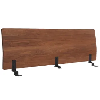 【MUJI 無印良品】胡桃木組合床用床頭板/平板/雙人加大(大型家具配送)