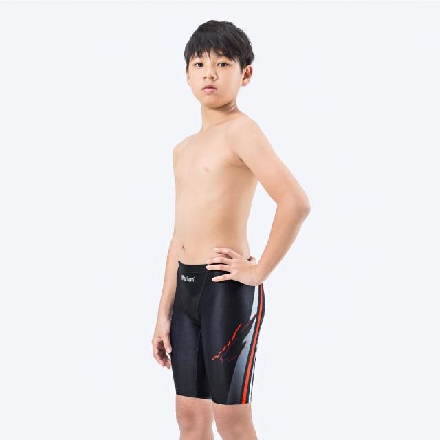 【MARIUM】男童泳褲 兒童泳褲 四角泳褲 泳褲 及膝泳褲 游泳課 游泳 美睿(MAR-24122J)