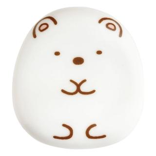 【San-X】角落生物 角色造型陶瓷筷架 躺姿 大白熊 臉(餐具雜貨)