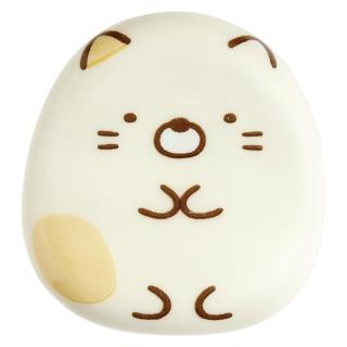【San-X】角落生物 角色造型陶瓷筷架 躺姿 貓咪 臉(餐具雜貨)