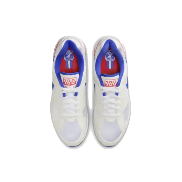 【NIKE 耐吉】Nike Air Max 180 Ultramarine 白藍橘 FJ9259-100(男鞋 休閒鞋 運動鞋)