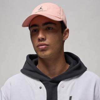 【NIKE 耐吉】帽子 運動帽 棒球帽 喬丹 J CLUB CAP US CB FLT PATCH 粉 FD5181-622