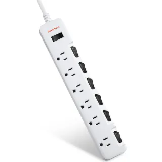 【PowerSync 群加】7開6插防雷擊抗搖擺加大間距延長線/4.5M(TS76B945)