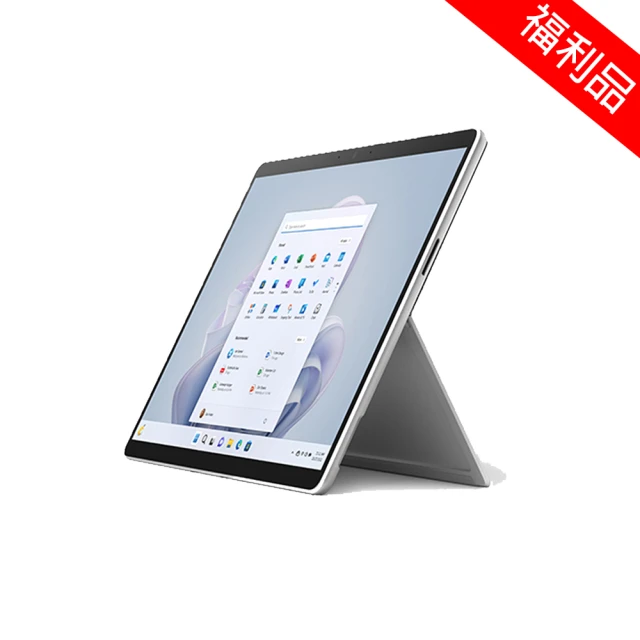 Microsoft 微軟 A福利品 Surface Pro9 13吋 i5輕薄觸控筆電-白金(i5-1235U/8G/128G/W11)