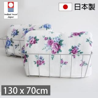 日本製今治毛巾 純棉四層紗布嬰兒浴巾/大浴巾/透氣被 130x70cm(日本大浴巾 新生兒蓋毯 寶寶親膚被)