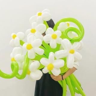 浪漫情人節告白雛菊氣球花束材料包1組(生日 派對 告白 求婚 七夕 情人節 紀念日 氣球 佈置)